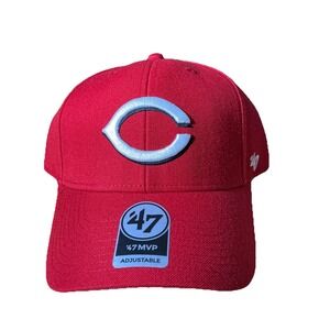 '47 MVP Cincinnati Reds MLB Red Adjustable Hat Cap Cincy Mr. Redlegs